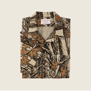 NWOT Filson Rustic Short Sleeve Camp Shirt. Maple Bark Camo, size S or M Mens.